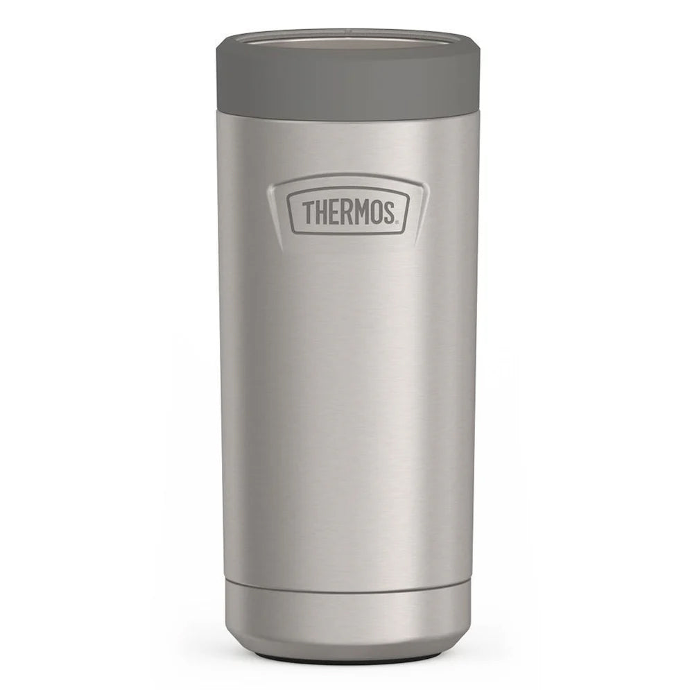 variant:43981578895405 12oz ICON SLIM CAN INSULATOR - Matte Stainless Steel